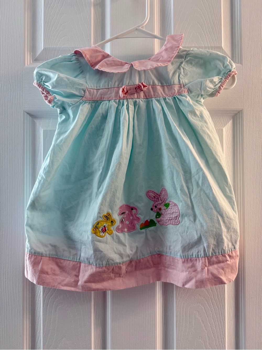 Lil Cactus Pastel Mint Bunny Dress Size 3t